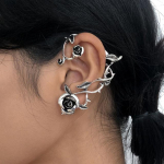 Gothic Dragon Ear Clips Auskarai Moterims Vyri&scaron;ki Užsegami auskarai Vintažinė panki&scaron;ka asmenybė Elfo ausų rankogaliai Madingi papuo&scaron;alai