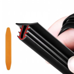 SEAMETAL1.6M automobilio prietaisų skydelio sandarinimo juostelė priekinio stiklo sandarinimo juostelė, garsui nepralaidi vandeniui atspari guminė juostelė Automobilio stiliaus priedai Ordinary