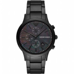 &bdquo;Emporio Armani AR11275&ldquo; chronografinis kvarcinis vyri&scaron;kas laikrodis 43 juoda