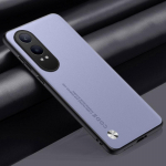 Prabangus PU odos dėklas, skirtas &bdquo;OnePlus Nord CE4 Lite 5G&ldquo; galiniam dangteliui, silikoninis, visi&scaron;kai apsaugotas telefono dėklas, skirtas &bdquo;One Plus Nord CE 4 Lite&ldquo;. For Nord CE4 Lite &scaron;viesiai violetinė spalva