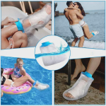 Vandeniui atsparus du&scaron;o uždangalas po operacijos rankai arba pėdai/blauzdai Black, Child Foot