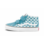 Vans Sk8 Reissue Chekerboard Retro Auk&scaron;tesni Vaikams Skate Batai Mėlyni Balti Vaikų Sportbačiai VN0A346Y30Y 34