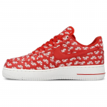 Nike Air Force 1 Low 07 Qs 'Visas Logotipas Raudonas' Sportbačiai AH8462-600 38.5