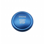 Car Engine Start Stop Ignition Key Ring cover Sticker For Mercedes Benz A C GLC GLA CLA V Class W176 X156 C117 W205 2016-2019 V-class mėlyna