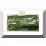 OE Spec Green Color No O-Ring Drive Chain Pitch 520 x 120 Fits:Honda 1978-2018