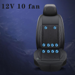 DC 12V Automobilio 3D Tarpiklis Vasaros Vėsus Oro Sėdynės Pagalvėlė Su 10 Ventiliatorių 12 Ventiliatorių 20 Ventiliatorių 24 Ventiliatorių Greito Pūtimo Vėdinimo Sėdynės Vėsinimo Pagalvėlė