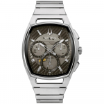 Bulova vyri&scaron;kas kvarcinis juodas laikrodis 96A257 juoda