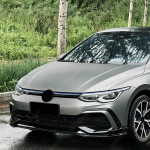 Volkswagen Golf 8 MK8 GTI R-Line 2021 2022 2023 2024 Automobilio Fang stiliaus priekinio buferio oro peilio kėbulo modifikavimo rinkinys 8 Gti Black