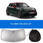 Automobilio priekinio stiklo saulės skydelis Skydelis nuo saulės MINI COOPER F56 F55 F60 R55 R56 R60 R61 J01 J05 U25 F65 F66 UV apsaugos aksesuarai F56 2014-UP