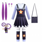 Nuotykių žaidimas Poppy Mergaičių apranga Helovino Cosplay Lily Gimtadienio &scaron;ventė Vaikų kombinezonas Karnavalo pasirodymas Vaikų drabužiai 7-8T (140) black