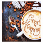 Huacan pieno arbata kava 5D &bdquo;pasidaryk pats&ldquo; deimantų tapyba kryželiu siuvinėjimas mozaikos namų dekoras 20*20 cm