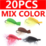 20 vnt., plaukiojantis putplasčio vabalas, sausas žuvis, upėtakis, muselinis, dirbtinis, vabzdžių žuvies masalas, spygliuotas kabliukas, 12 dydis