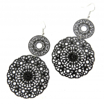 Les Tr&eacute;sors De Lily [L6063] - Boucles 'Carmen' noir