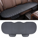 Prabangaus automobilio odinis sėdynės užvalkalas Juodas automobilio pagalvėlės užvalkalas Universalios automobilio pagalvėlės automobilių dalys 1 Pack Rear Seat