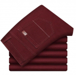 Didelio dydžio vyri&scaron;kos chaki spalvos laisvalaikio kelnės Verslo spalvos medvilninės paprastos vyri&scaron;kos kelnės 38