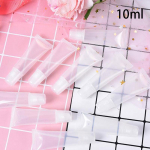 10 vnt. Naujas užpildomas tu&scaron;čias kosmetikos vamzdelis lūpų blizgesio balzamas skaidrus kosmetikos indelis 85*30mm