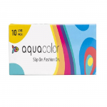 Aquacolor Vienadieniai Mink&scaron;ti Spalvoti Kontaktiniai Lę&scaron;iai Be Dioptrijų su Apsauga nuo UV - Aqua Žali - (10 objektyvas/dėžutė) - Plano