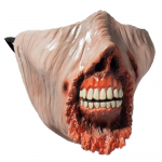 Siaubo zombių kaukė Cosplay Creppy Biochemical Zombie Pusė veido Trileris Supuvęs veidas Monstras Latekso kaukės Helovino kostiumų rekvizitai