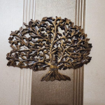 Kalėdų medžio sieninė eglutė, skirta namų dekoravimui, 40,64 cm