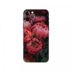 Rožinės spalvos bijūnų telefono dėklas, skirtas iPhone Samsung Galaxy Redmi Xiaomi Oppo OnePlus Note SA 7 8 9 10 11 12 13 14 20 21 22 23 53 54 Pro Max Plus Ultra iPhone 6 or 6S