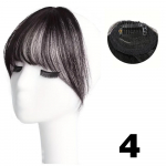 MERISIHAIR sintetiniai plaukai vientisi tiesūs priauginamų plaukų segtukai Plok&scaron;ti oro kutais priekiniai kirpčiukai su peruku Moterims Kasdieniniam naudojimui 24cm