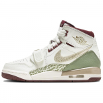 Air Jordan Legacy 312 GS Drakono metai Vaikų sportbačiai Kreminiai Burės Metalo aukso grūdeliai FZ5047-120 35.5