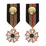 Vintažinis Unisex Medalis Armijos Ženkleliai Žvaigždės Segė Smeigtukas Papuo&scaron;alai 2x
