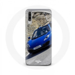 Coque pour Samsung Galaxy A70 Formule 1 McLaren Voiture Bleu