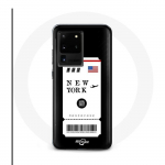 Coque pour Samsung Galaxy S20 Ultra Billet d'avion New York