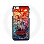 Coque pour Iphone 7 Stranger Things Teaser Saison 4 Affiche Personnages Art