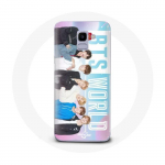 Coque pour Samsung Galaxy A8 2018 Bangtan Gar&ccedil;ons BTS WORLD Jeu vid&eacute;o