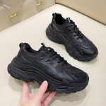 Platformos tėtis Batai Moteri&scaron;ki Naujas ūgis Didėjantis Baltas Laisvalaikis Sportas Pavasaris ir Rudens Vasaros &Scaron;ou pėdos Little Wild Lightweight 35 juoda