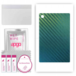 apgo Protective Skin Sticker for the back compatible with Teclast M40 Pro 2023, Wrap Film, Foil, Vinyl - Pattern Carbon Chameleon CAKA1