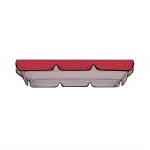 Patio sūpynių baldakimo užvalkalo rinkinys Sūpynių pakeitimo pagalvėlės užvalkalas 30*20*5 cm raudona