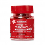 Herbaland Energy Star Multivitaminų Daržovių Gumijos 30 guminukų (1 mėnesio tiekimas), Korėjos sveikas maistas
