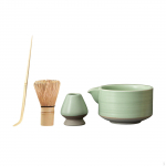 &bdquo;Matcha&ldquo; rinkinys bambukinio &scaron;luotelės ir stovo arbatos mėgėjams ceremonijos kinų rankų darbo žalia