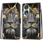 Madinga dažyto ra&scaron;to dangtelis, atverčiamas odinis dėklas, skirtas iPhone Samsung Huawei Honor Xiaomi Redmi OPPO Realme Moto Asus Honor X9 5G