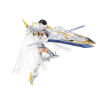 Kotobukiya Megami Device BULLET KNIGHTS Executioner BRIDE Auk&scaron;tis apytiksliai. 150 mm 11 mastelio plastikinis modelis white