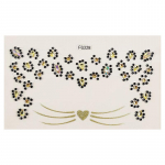 1 vnt. 3D akrilo grąžto lipdukas Mieli katės veido lipdukai Ballų vakarėlio veido dekoravimo deimantų kaukė laikini tatuiruotės lipdukai