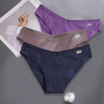 FINETOO 3 vnt./komplektas M-XXL Moteri&scaron;kos Seksualios medvilninės kelnaitės Apatiniai apatiniai Moteri&scaron;ki apatiniai kelnaitės Moteri&scaron;kos kelnaitės Medvilninės kelnaitės Mergaičių intymus apatinis trikotažas M