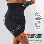 Flarixa Moteri&scaron;ki Besiūliai Faja Formuojantys drabužiai &Scaron;ortai Apačia Super Auk&scaron;to Liemens Pilvutę Kontroliuoja Kelnaitės Klubai Pakeliančios &scaron;launis Liekninančios Kūną Formuojančios Kelnaitės po gimdymo S juoda