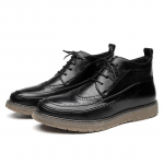 Mada 2024 Naujas Atvykimas Ankle Boots Vyrams Oda Stilingi Klasikiniai Brogue Batai Vyrai Vyri&scaron;ki Batai Prabangus Prekės ženklas Vyrai Žemi Laisvalaikio Batai 44 juoda