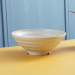 Buitinis &bdquo;Lamian&ldquo; makaronų dubuo, didelis dryžuotas dubuo, didelis kalibras ir talpa, atsparus auk&scaron;tai temperatūrai, madingas stilius ir ilgaamži&scaron;kumas S:8*19cm violetinė