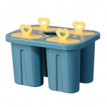 4 ertmių ledų forma Lengvai i&scaron;imamos ledų formelės vaikams, suaugusiems, paaugliams vakarėliui, jogurtui, sultims