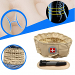 Dekompresinis nugaros diržas Juosmeninės stuburo dalies atrama Apatinės nugaros dalies tempimo prietaisas moterims ir vyrams smėlis