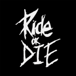 1 vnt. Ride OR DIE dviračio atspindintis lipdukas Automobilio Motociklo Augintinio dekoratyvinis lipdukas Dviračio priedai juoda