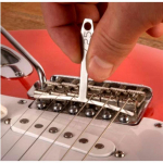 9 vnt. gitaros metalas po stygomis Luthier nerūdijančio plieno įrankių rinkinys spindulio matuoklis sidabras
