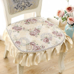 1 vnt. Neslystantis kėdės pagalvėlė namams ir biurui - Plaunama, &scaron;iuolaikinio stiliaus audinio sėdynės pagalvėlė valgomojo ir virtuvės kėdėms 45*45CM