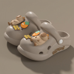 Kapibaros vaiki&scaron;ki bateliai su skylutėmis nauji vasariniai berniukų, einančių per mė&scaron;lą, jausmo tėvų ir vaikų neslystantys &scaron;lepetės kūdikių mergaičių sandalai 24-25