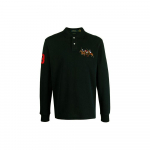 Polo Ralph Lauren Raidžių Riterio Ra&scaron;to Mygtukinis Ilgomis Rankovėmis Polo Mar&scaron;kinėliai Vyri&scaron;ki Vir&scaron;utiniai Drabužiai Juoda 710814769-001 XS